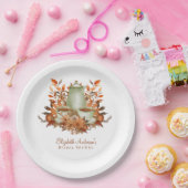 Boho Terracotta Sage Tea Party Eetservies Servies Papieren Bordje (Feest)