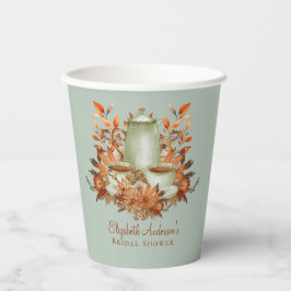 Boho Terracotta Salie Thee Party Eettafelservies Papieren Bekers