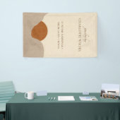 Boho Terracotta Sand Abstract Handmade Jewelry Spandoek (Beurs)