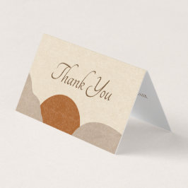 Boho Terracotta Sand Handmade Jewelry Dank je Kaart