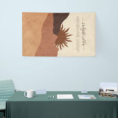 Boho Terracotta Sand Sun Handmade Jewelry Business Spandoek (Beurs)