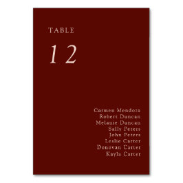 Boho Terracotta Seating Chart Wedding Copper Kaart