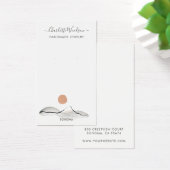 Boho Terracotta Sun Mountain Earring Display Cards Visitekaartje (Bureau)