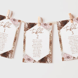 Boho Terracotta Tafel Zittafel Kaarten