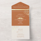 Boho Terracotta trouwt allemaal in één uitnodiging (Binnen)