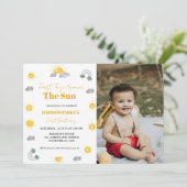 Boho terracotta Twins eerste reis eerste verjaarda Kaart (Staand voorkant)