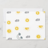 Boho terracotta Twins eerste reis eerste verjaarda Kaart (Achterkant)