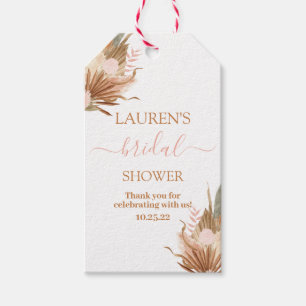 Boho terracotta vrijgezellenfeest gift labels cadeaulabel