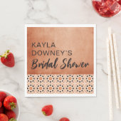 Boho Terracotta Vrijgezellenfeest Servet (Insitu)