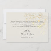 Boho Terracotta Wedding Hartelijk dank Bedankkaart (Achterkant)