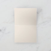 Boho Terracotta Wedding Hartelijk dank Bedankkaart (Binnen)