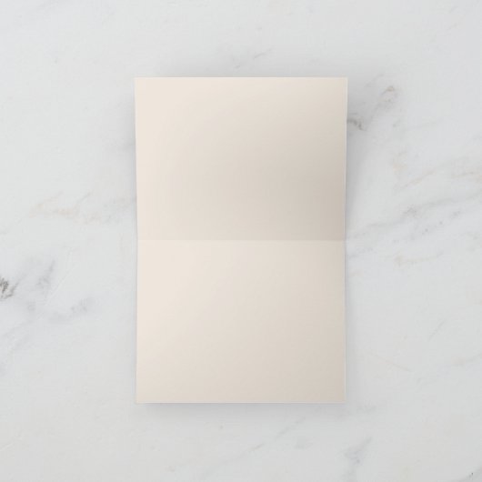 Boho Terracotta Wedding Hartelijk dank Bedankkaart (Binnen)