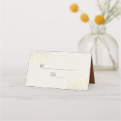 Boho Terracotta Wedding Place Card Plaatskaartje (Voorkant)