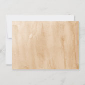 Boho Terracotta Wildflower Baby shower Bedankkaart (Achterkant)