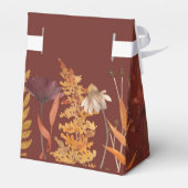 Boho Terracotta Wildflower herfst herfst bruiloft Bedankdoosjes (Achterkant)