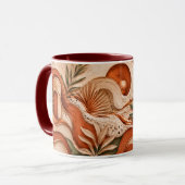 Boho Terracotta Woestijn Ochtend Koffiemok Gift Mok (Voorkant links)