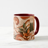 Boho Terracotta Woestijn Ochtend Koffiemok Gift Mok (Voorkant rechts)