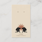 Boho Terracotta Zon Handgemaakte Sieraden Displayk Visitekaartje (Voorkant)