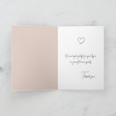 Boho Thank You Card voor het wonderwerk van IVF Do Bedankkaart (Binnen)