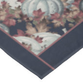 Boho Thanksgiving Herfst Blauwe Waterverf Pompoen Tafelkleed (Gekanteld)