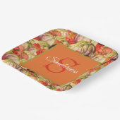 Boho Thanksgiving Herfst Decor Waterverf Pompoen Papieren Bordje (Gebogen)