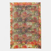 Boho Thanksgiving Herfst Decor Waterverf Pompoen Theedoek (Verticaal)