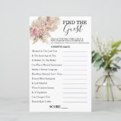 Boho Theme Vind het Gastenspel (Staand voorkant)