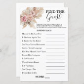Boho Theme Vind het Gastenspel (Voorkant / Achterkant)