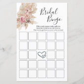 Boho Theme Vrijgezellenfeest Bingo Kaarten (Voorkant)