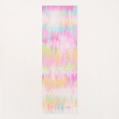 Boho tie kleurstof regenboog waterverf girly monog yogamat (Voorkant)