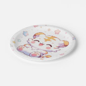 Boho Tiger-Baby shower Papieren Bordje (Gekanteld)