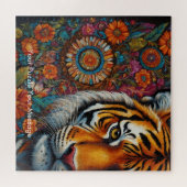 Boho Tiger Mandala Legpuzzel (Horizontaal)