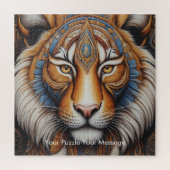 Boho Tiger Mandala Legpuzzel (Verticaal)