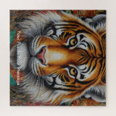 Boho Tiger Mandala Legpuzzel (Horizontaal)