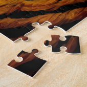 Boho Tijger Puzzel – Levendig Oerwoud Wildlife Art (Zijkant)
