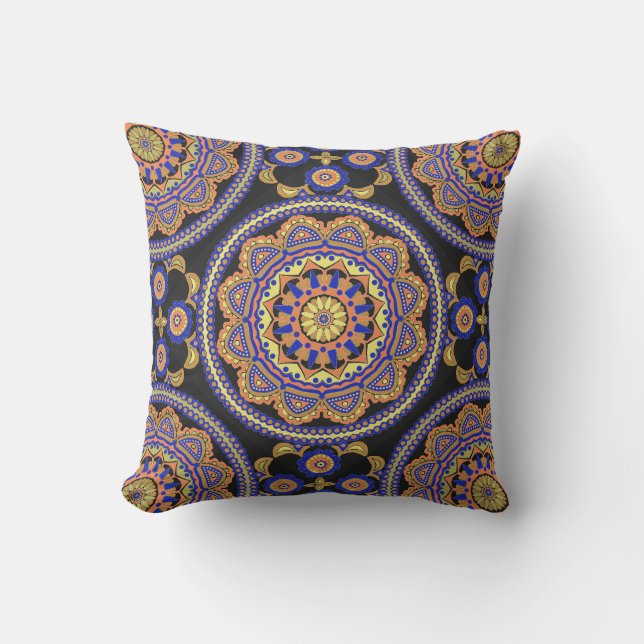 Boho Tile Design Buitenkussen (Voorkant)