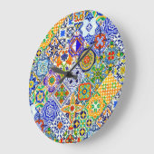 Boho Tile Grote Klok (Hoek)