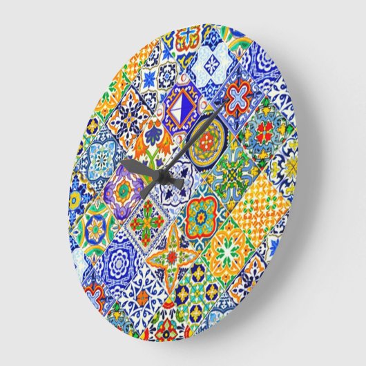 Boho Tile Grote Klok (Hoek)