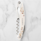 Boho Tiny Wildflower Vrijgezellenfeest Kurkentrekker (Voorkant)