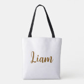 Boho Tipi op maat naam baby tas (Achterkant)