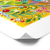 Boho Tortelduifjes Poster (Hoek)