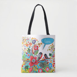 Boho Tortelduifjes Tote Bag
