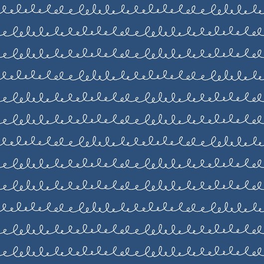 Boho Towels Pastel Navy blue swirls minimalist Bad Handdoek