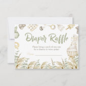 Boho Toys Baby shower Diaper Raffle Card Kaart (Voorkant)