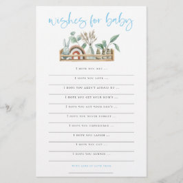 Boho Toys Boy wil Baby shower spelen