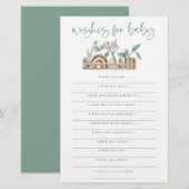 Boho Toys Sage wil Baby shower gamen (Voorkant / Achterkant)