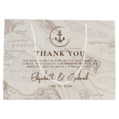 Boho Travel Cruise Bruiloft Dank u Groot Cadeauzakje (Achterkant)