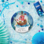 Boho Treasure Pirate Baby shower Papieren Bordje (Feest)