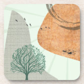 Boho Tree Bier Onderzetter (Voorkant)