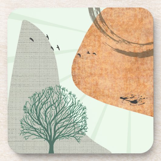 Boho Tree Bier Onderzetter (Voorkant)